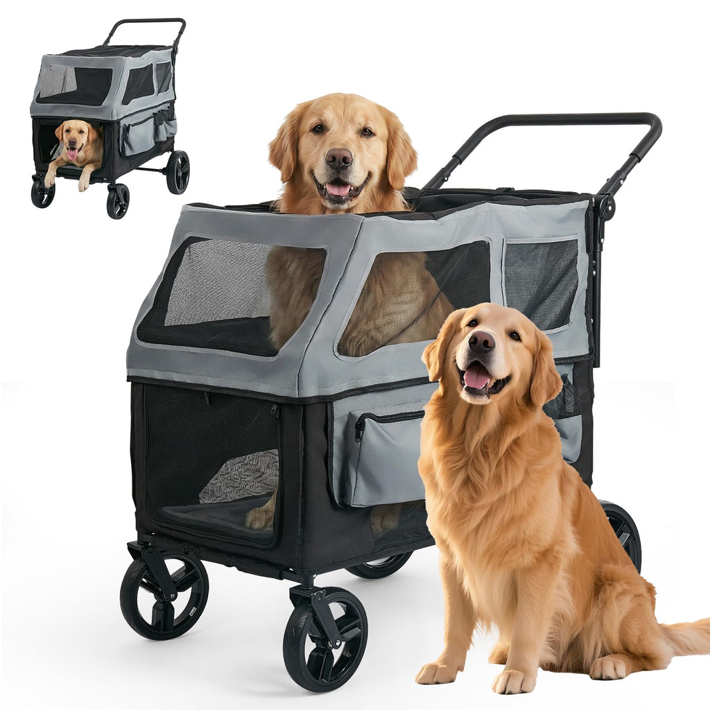 Large Foldable Dog Stroller M2390
