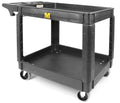 Heavy Duty 2-Shelf Polypropylene Utility Cart 500 lb Capacity O8951