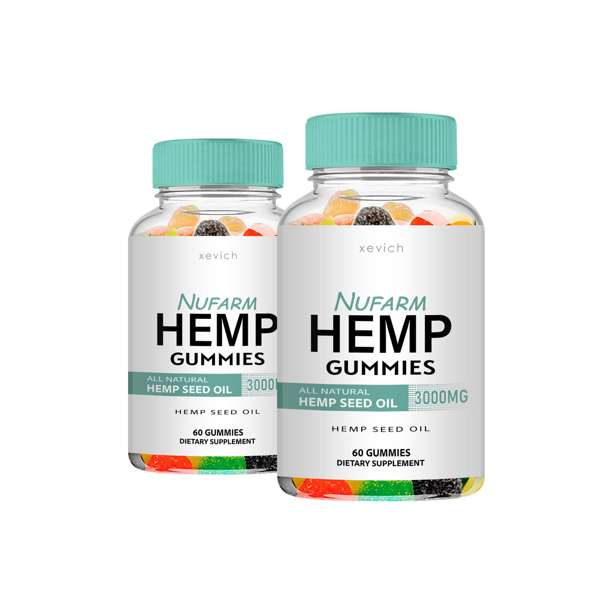 Hemp Gummies 2 Pack 120 Gummies A20306