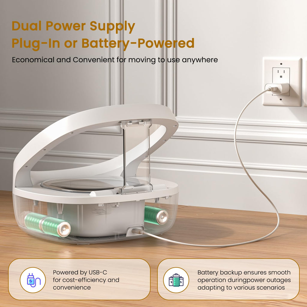 Wet & Dry Food Cat Feeder O471251