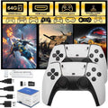 Retro Game Stick Console with 4K HDMI Output, 64GB Memory Card, and 2.4GHz Wireless Controllers C492930