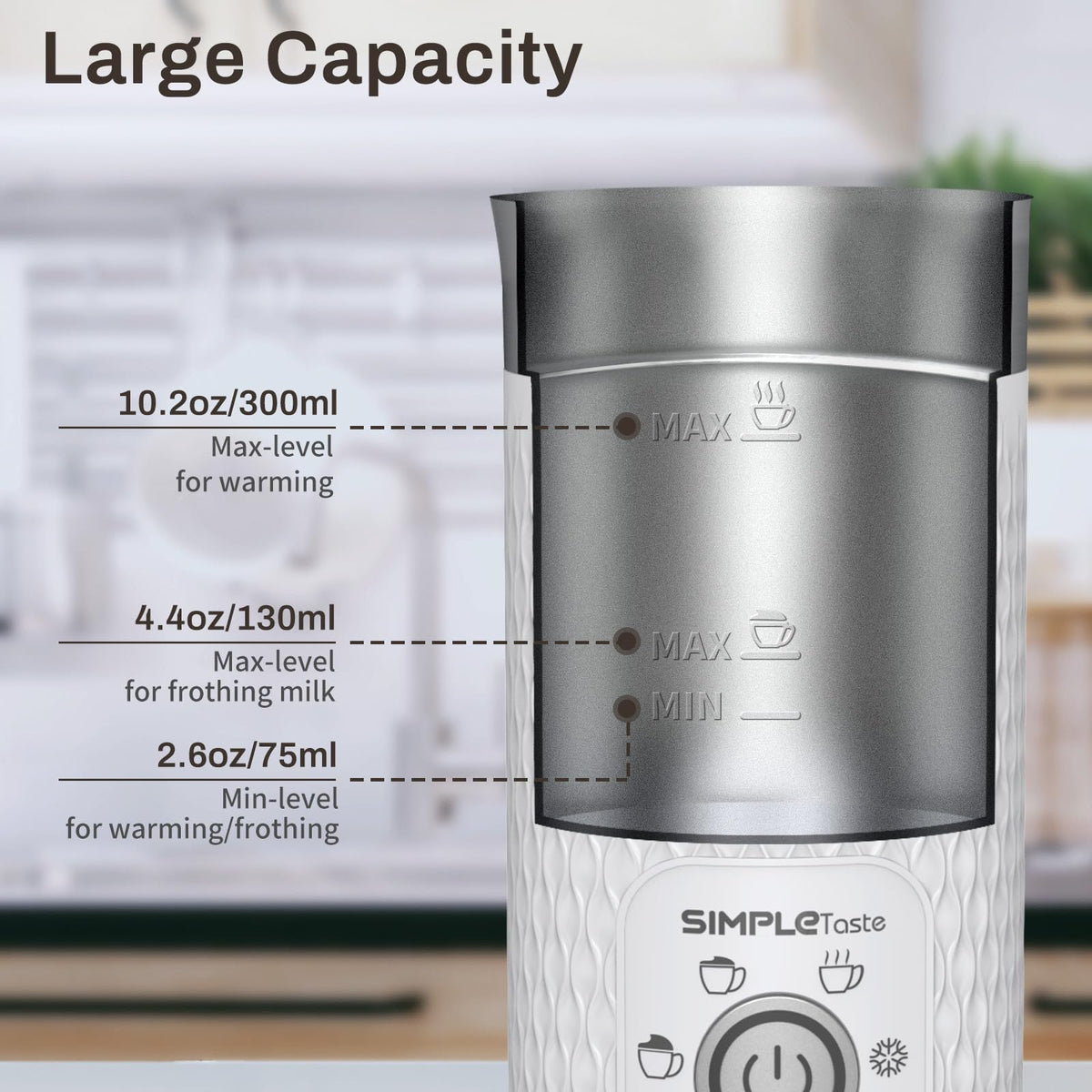 4-in-1 Electric Automatic Milk Steamer U60178