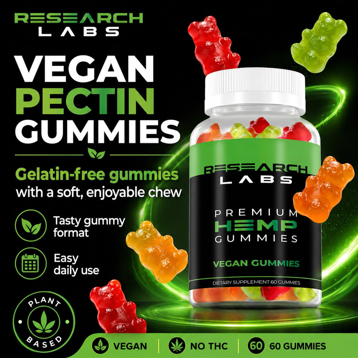 Premium Hemp Gummies 120 Count W447