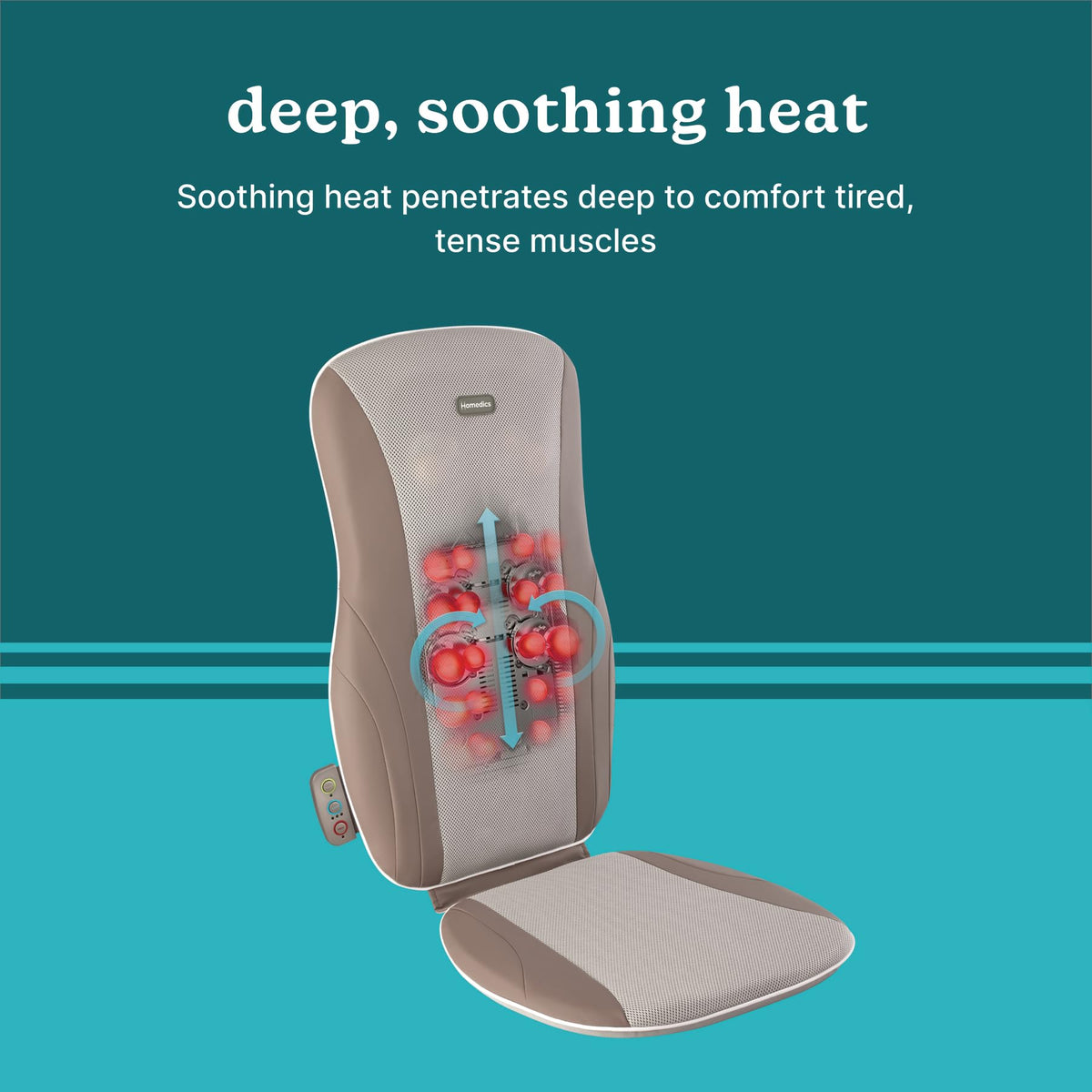 Shiatsu Back Massager Cushion with Heat N70760