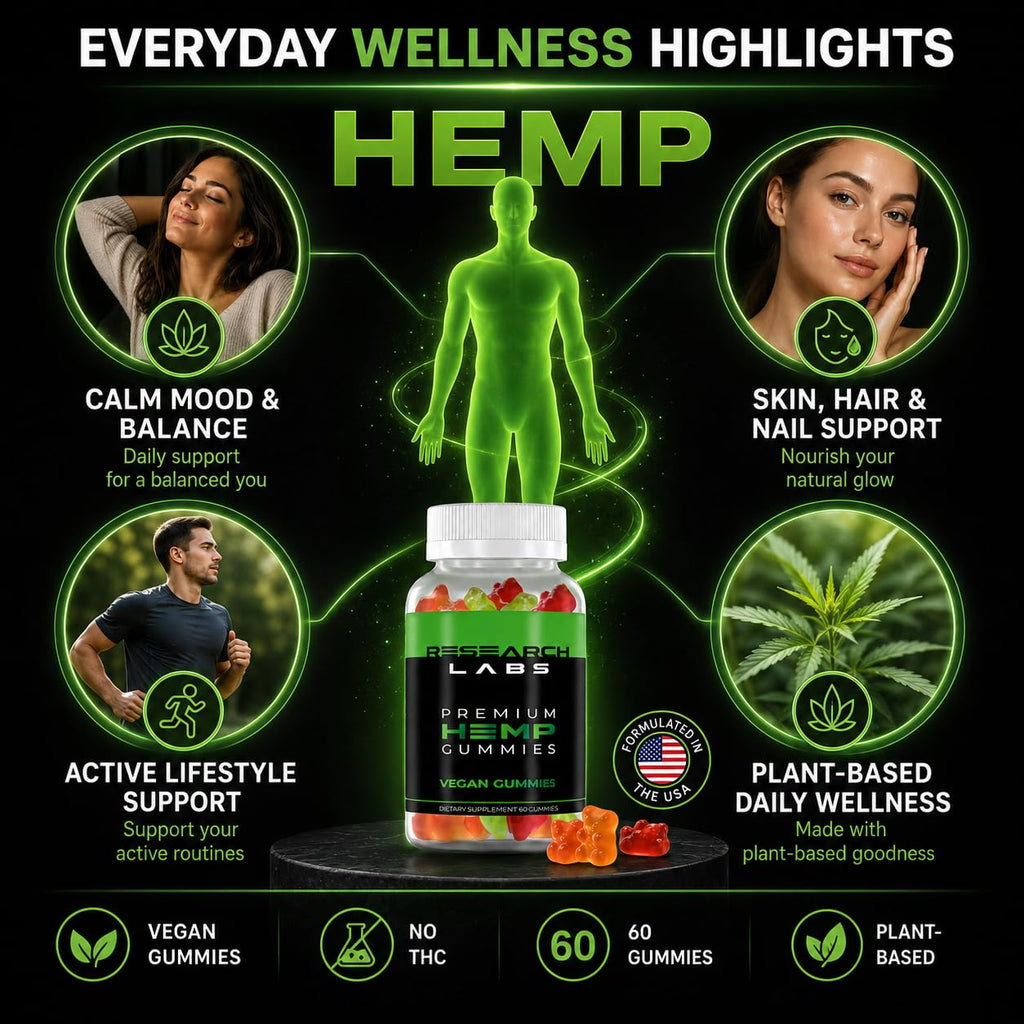 Premium Hemp Gummies 120 Count W447