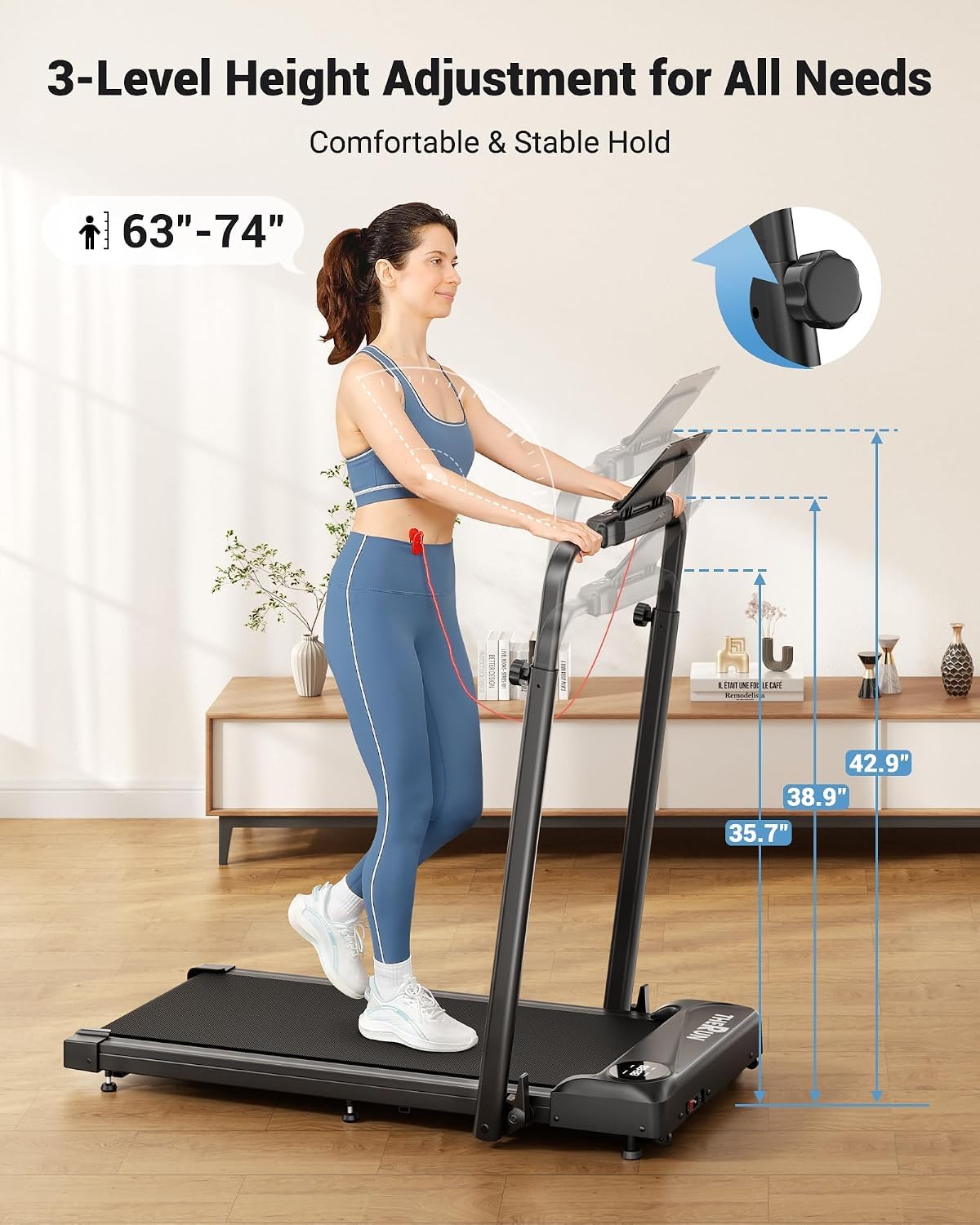 2 in 1 Under Desk Portable Treadmill C45629