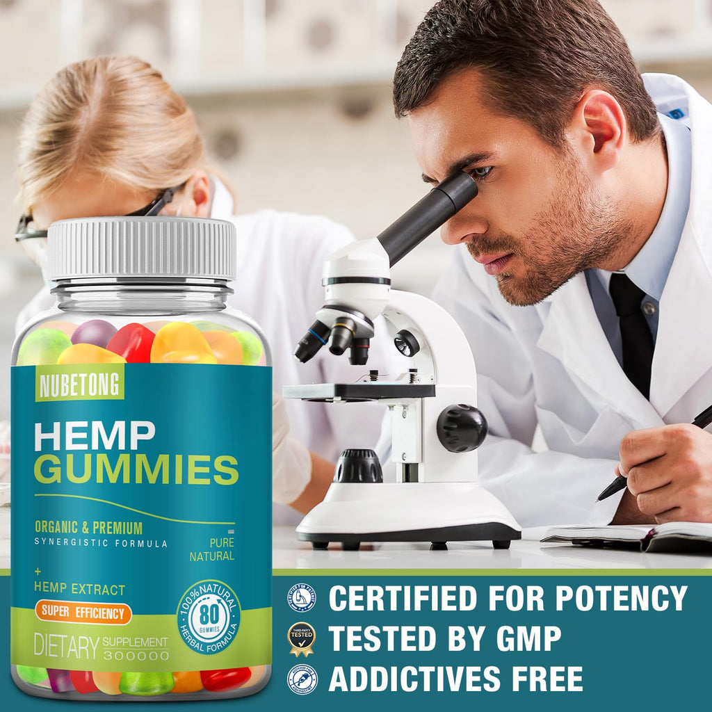 2 Packs Hemp Gummies Supplement G2442