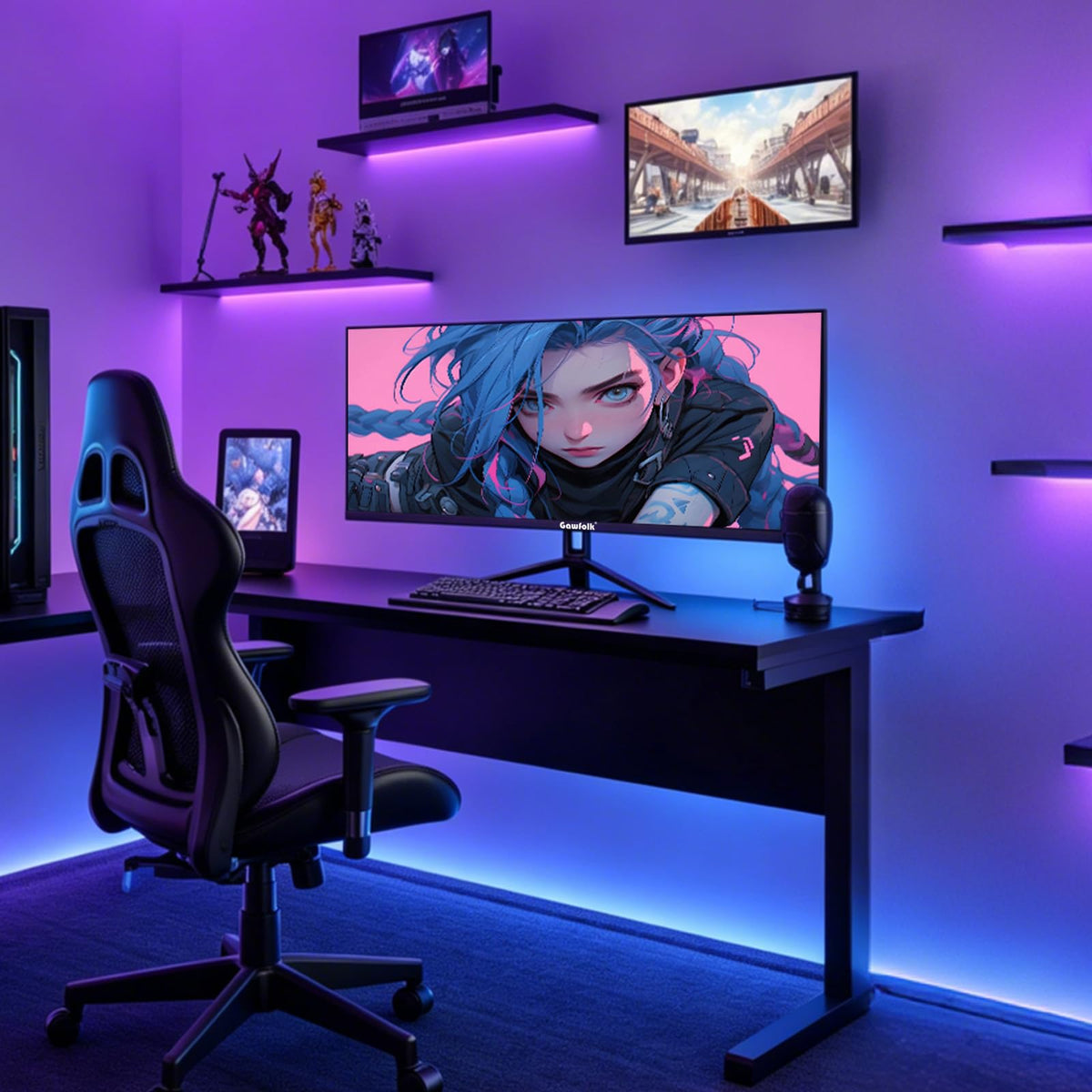 34 Inch Curved 100Hz WQHD Monitor with Speakers O754032
