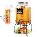 2 Gallon Glass Beverage Dispenser Jar J96067