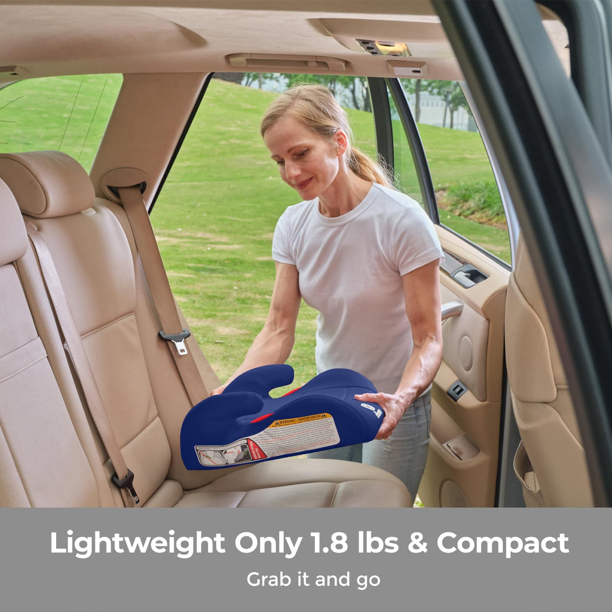 Backless Booster Car Seat, 40-100 lbs K124