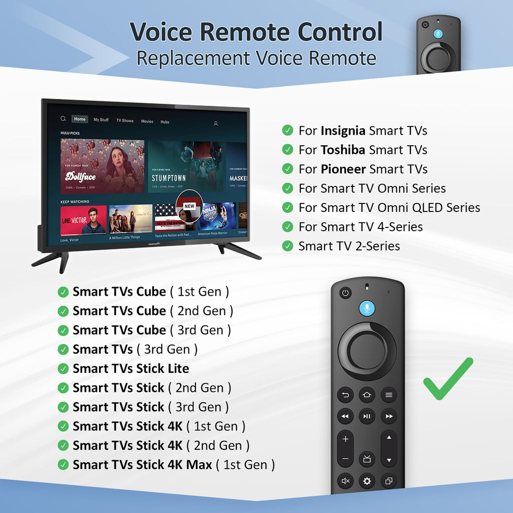 Replacement Fire Stick Remote B747