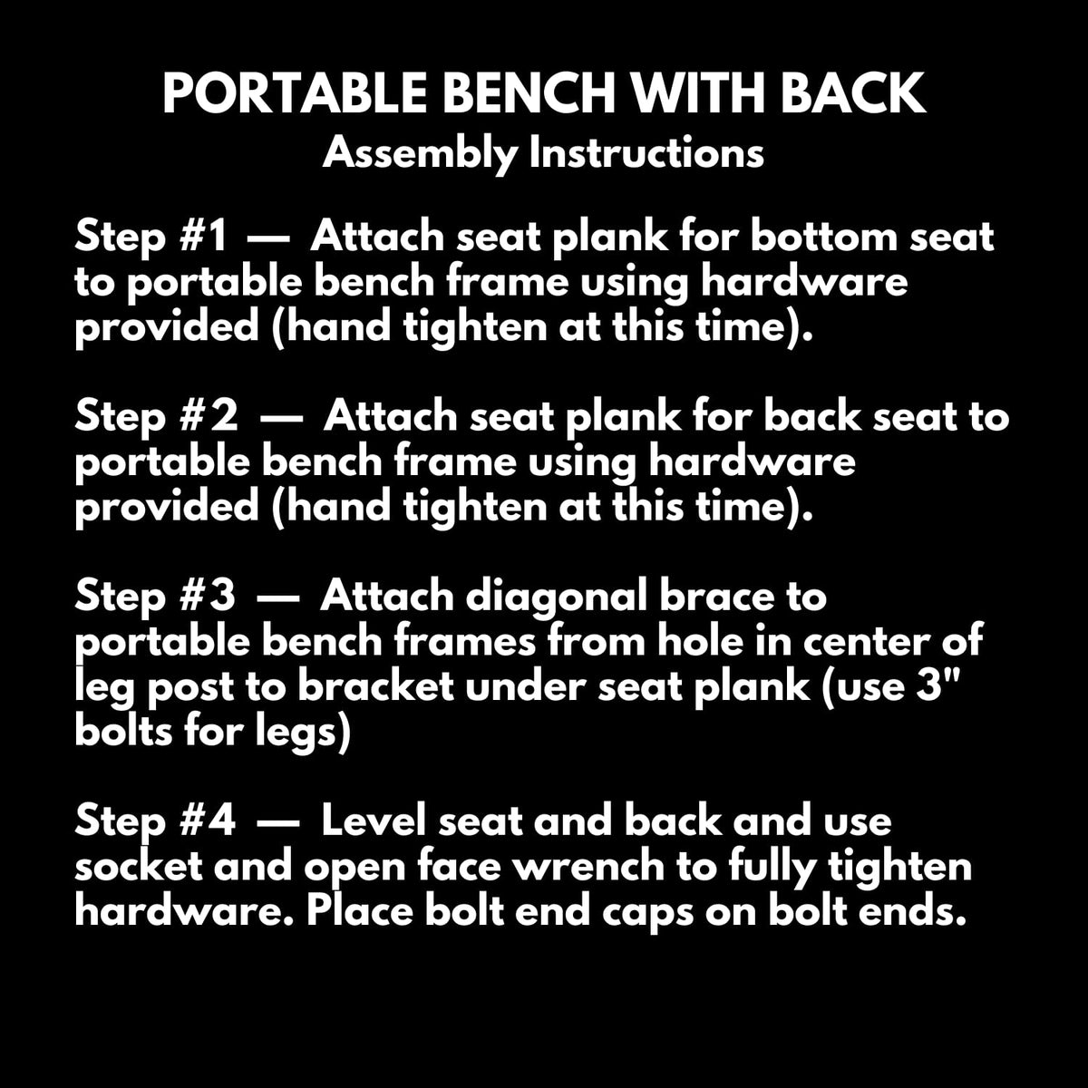 Red 6Ft Portable Outdoor Bench with Back V5033