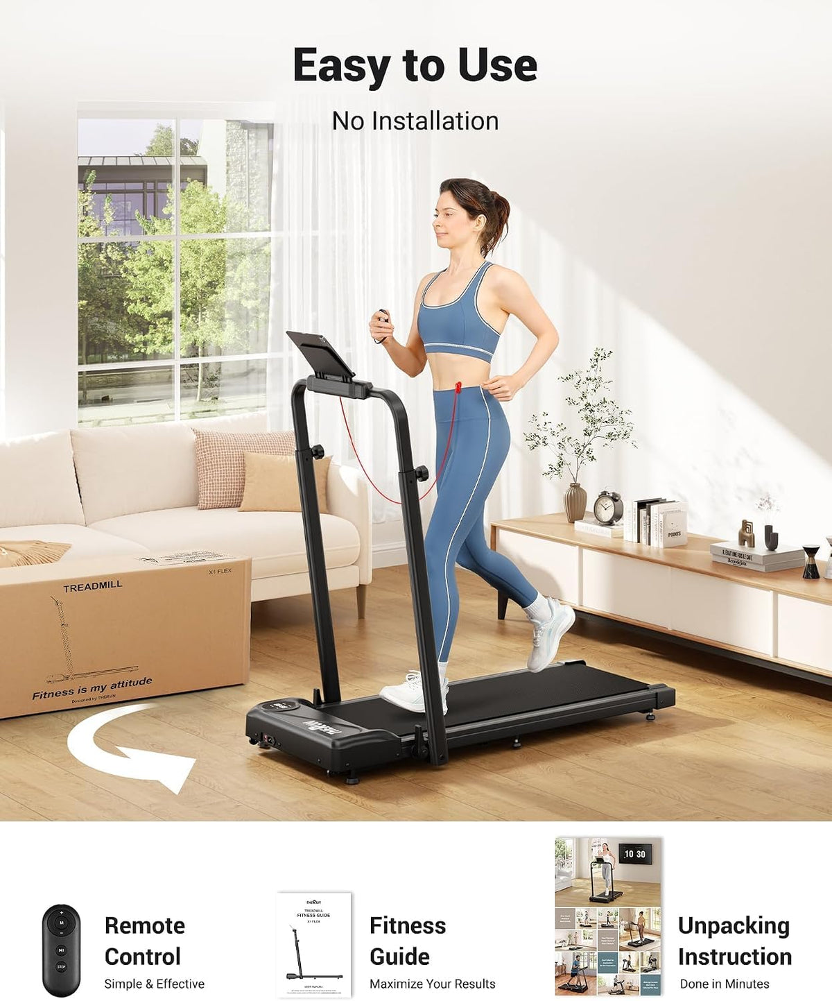 2 in 1 Under Desk Portable Treadmill C45629