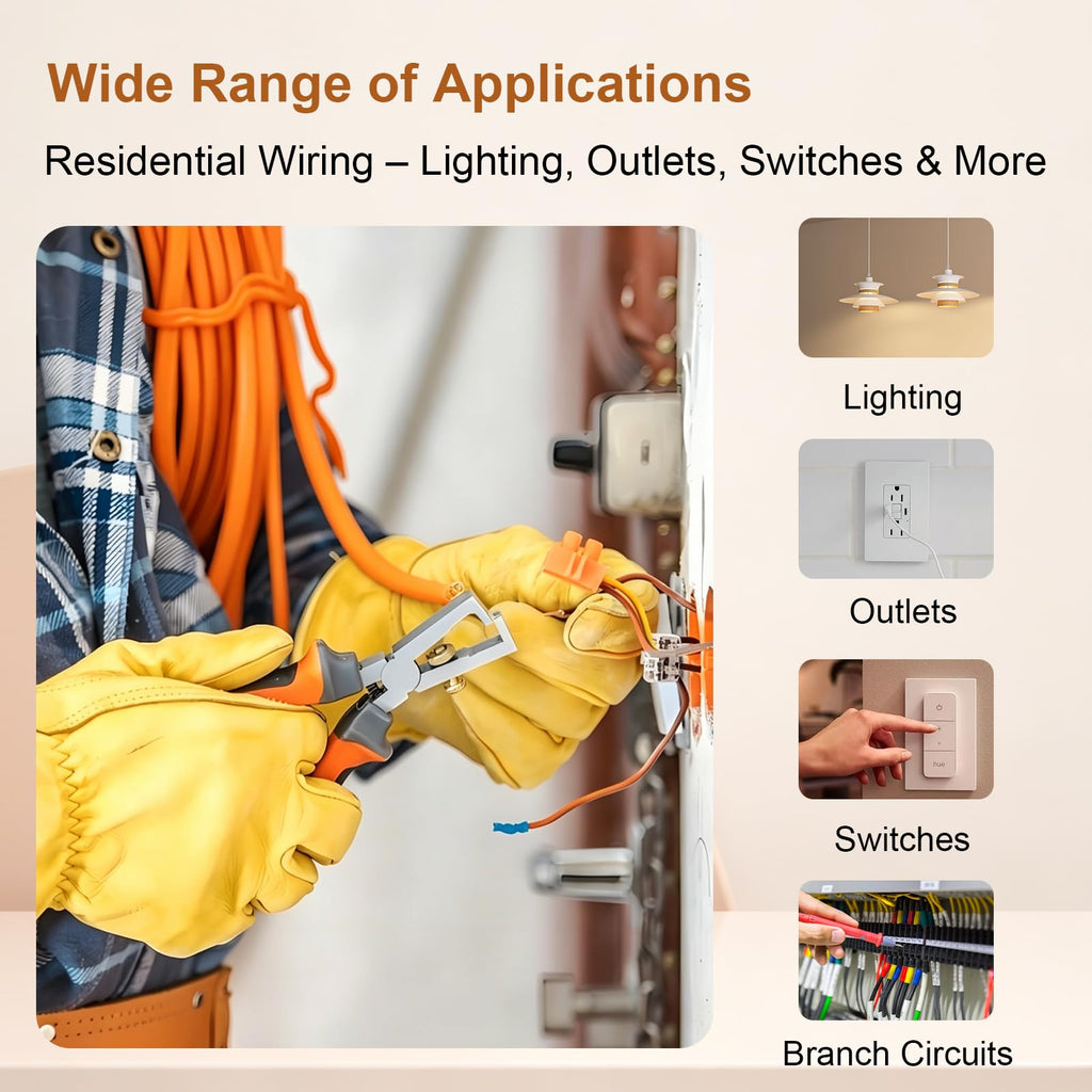 Solid Indoor Electrical Wire 100 FT Orange I709244