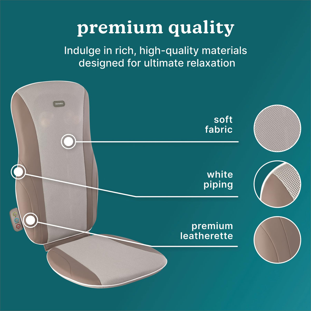 Shiatsu Back Massager Cushion with Heat N70760