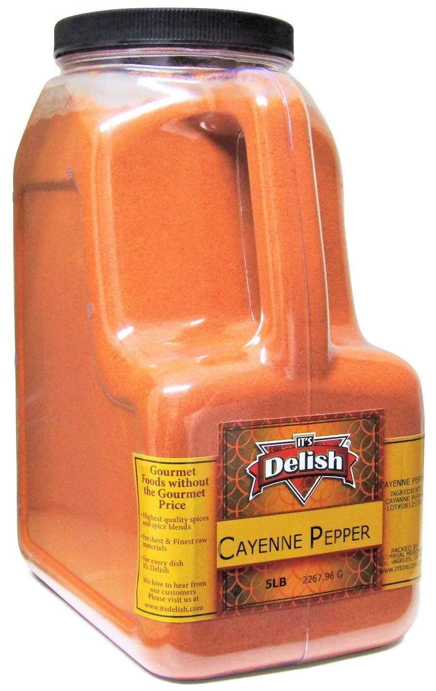 Cayenne Pepper Powder 5 LBS All-Natural Kosher Non-GMO F685121