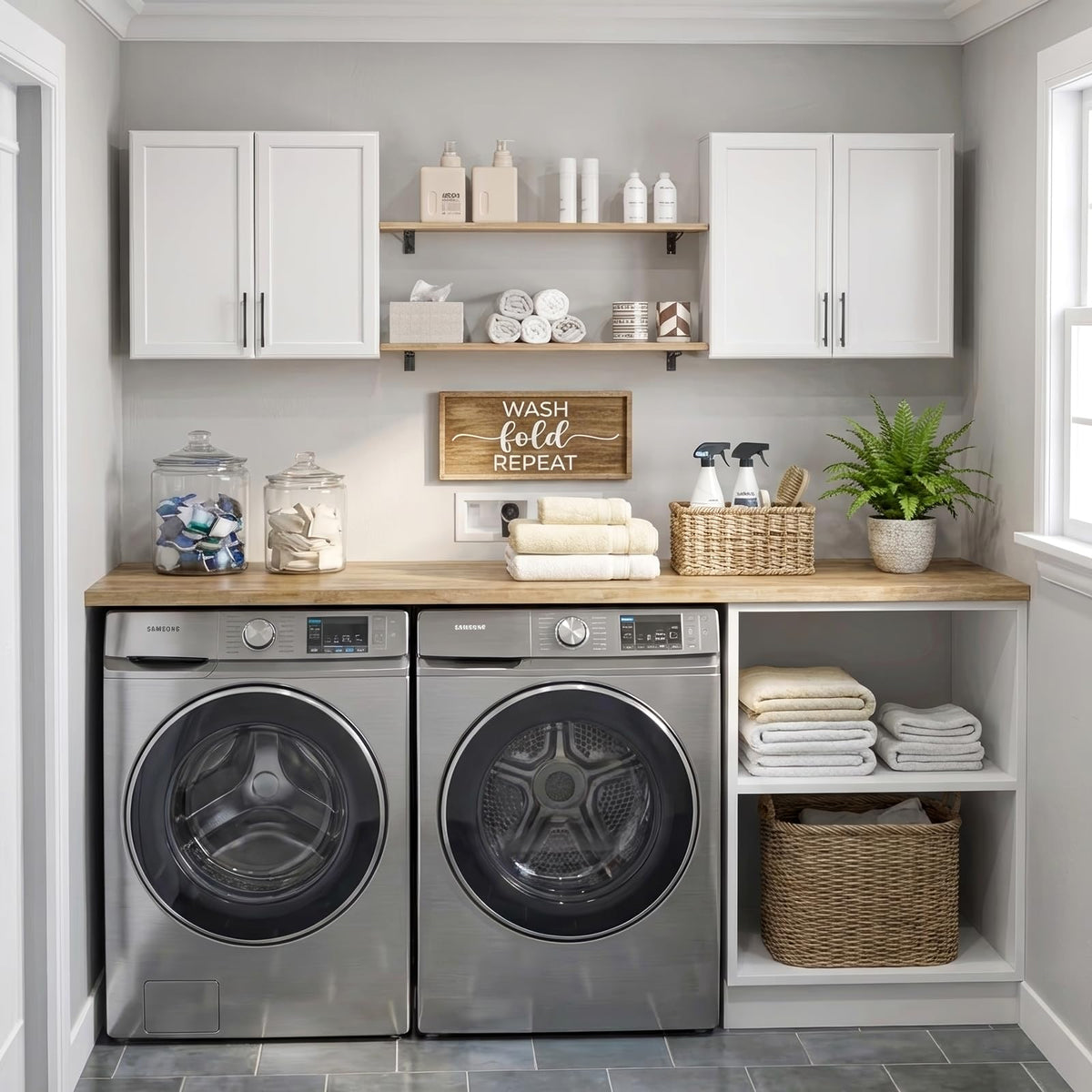 47.2" W Off White Wall Mounted Cabinet with Adjustable Shelf V9600