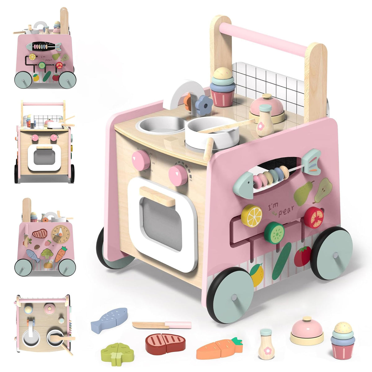 Wooden Baby Walker 4-in-1 O795638