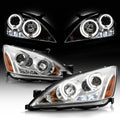For 2003-2007 Honda Accord LED Projector Headlights, Driver & Passenger Side C169787