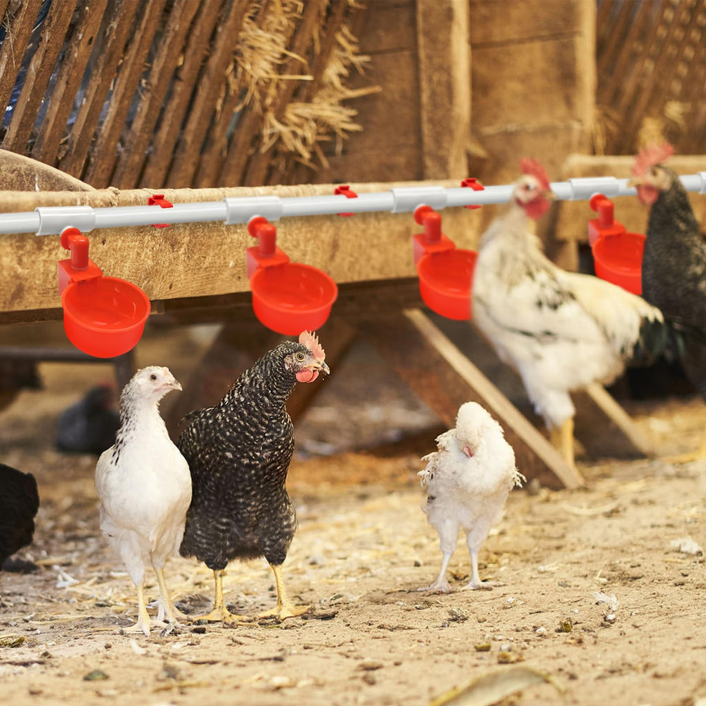 Automatic Chicken Waterer System Kit 58 PCS Y76408