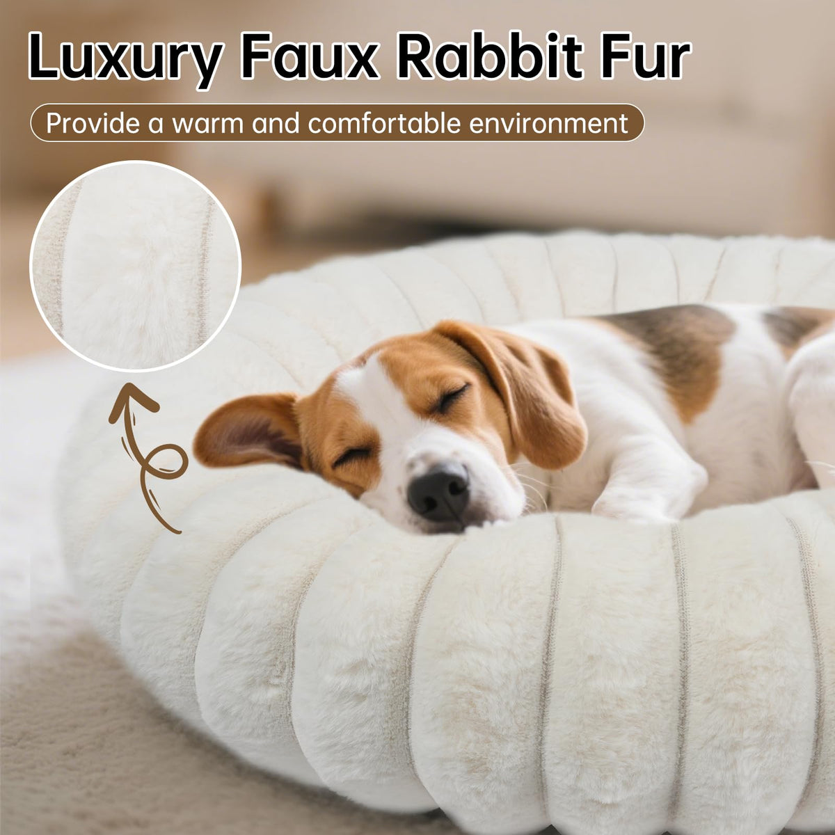 Small Round Dog Bed L36201