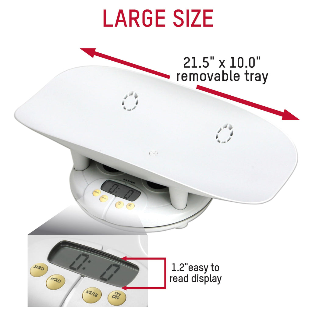 Digital Baby and Toddler Scale with Removable Tray U407229