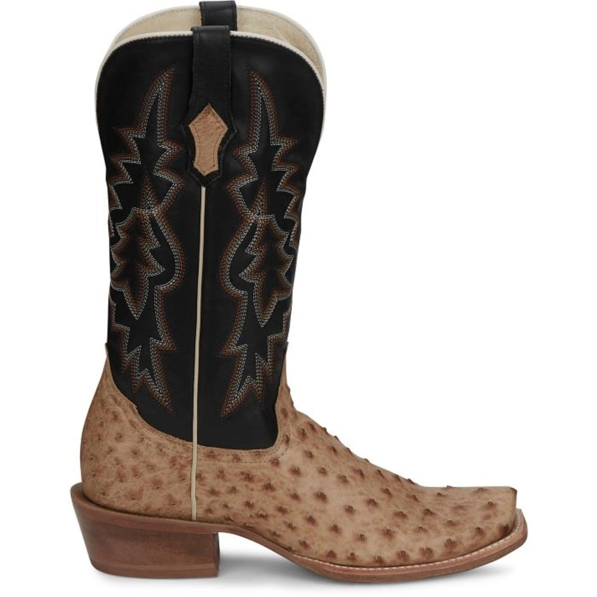 Full Quill Ostrich Leather Western Boots Y1579