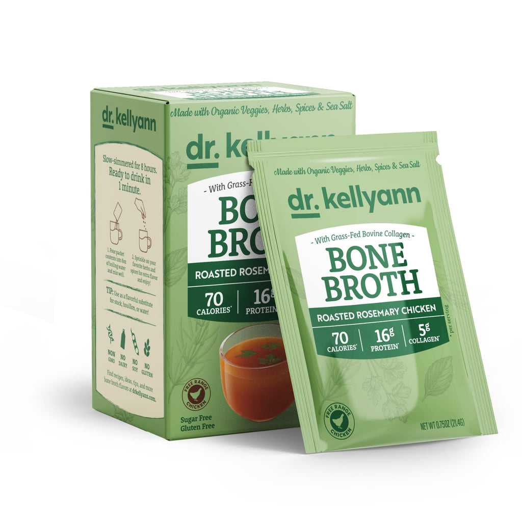 Roasted Rosemary Chicken Bone Broth Packets 7 Servings E294