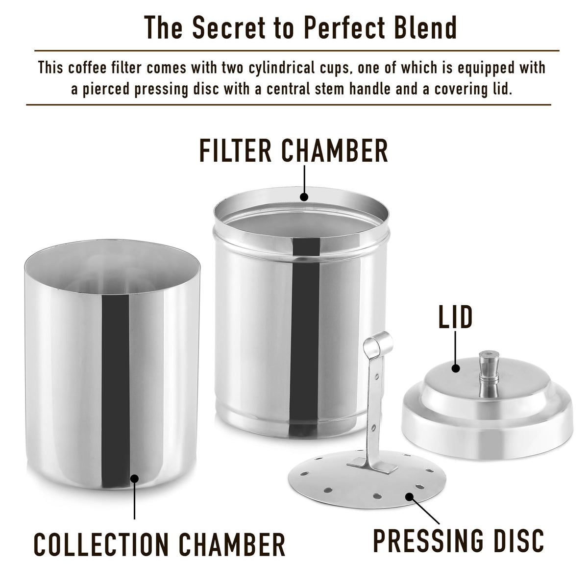 10 oz Stainless Steel Drip Coffee Maker N353
