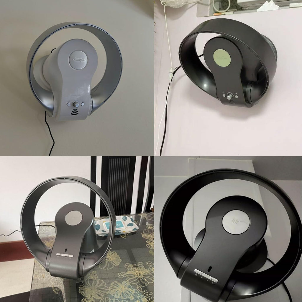 Bladeless Cooling Table Fan Wall Mount 3 Speeds Timer B8270