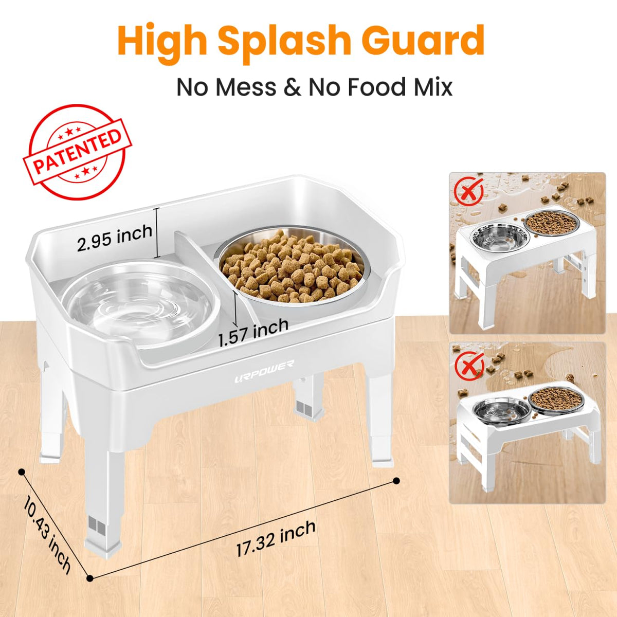 Elevated Dog Bowls L403