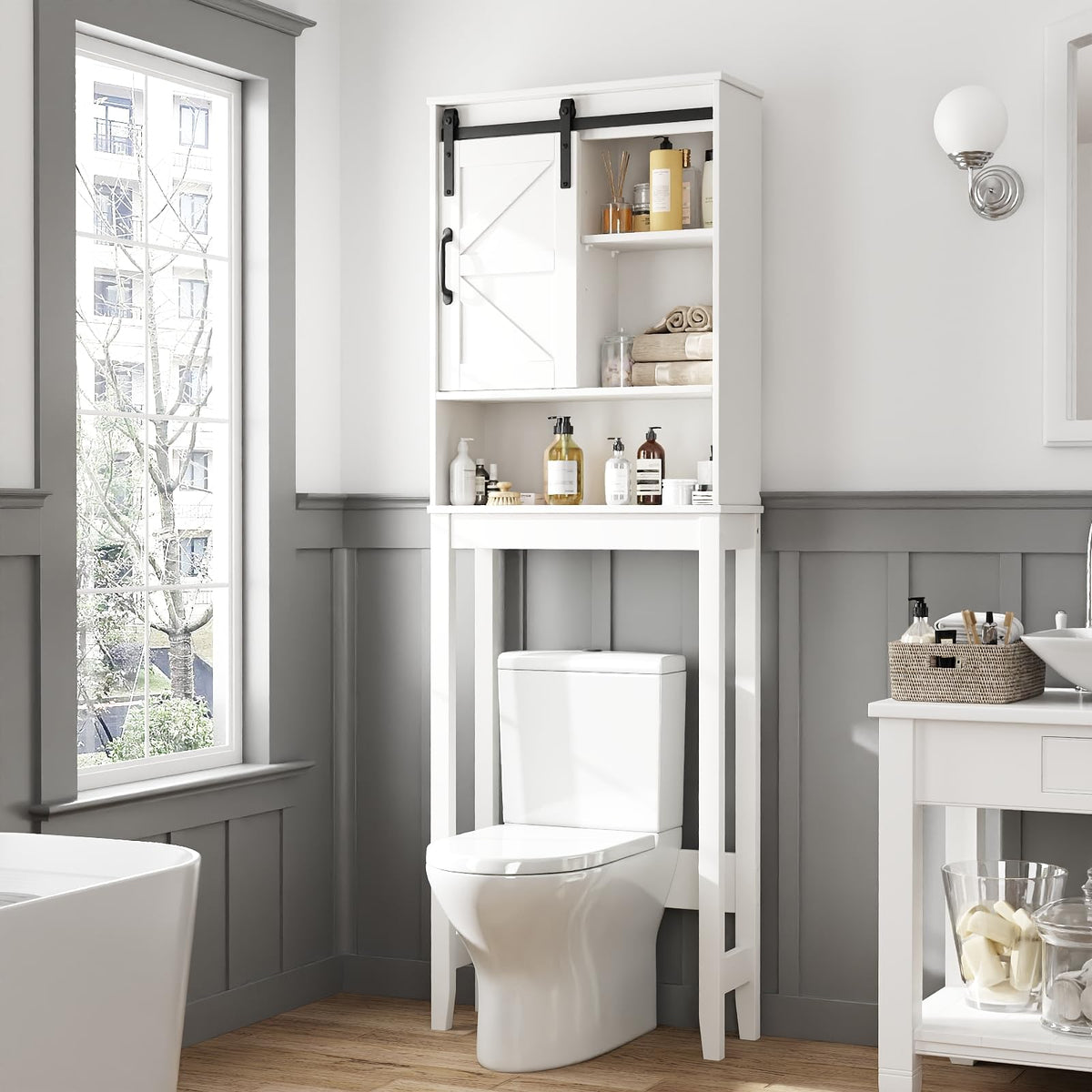 Over The Toilet Storage Cabinet, White K809865