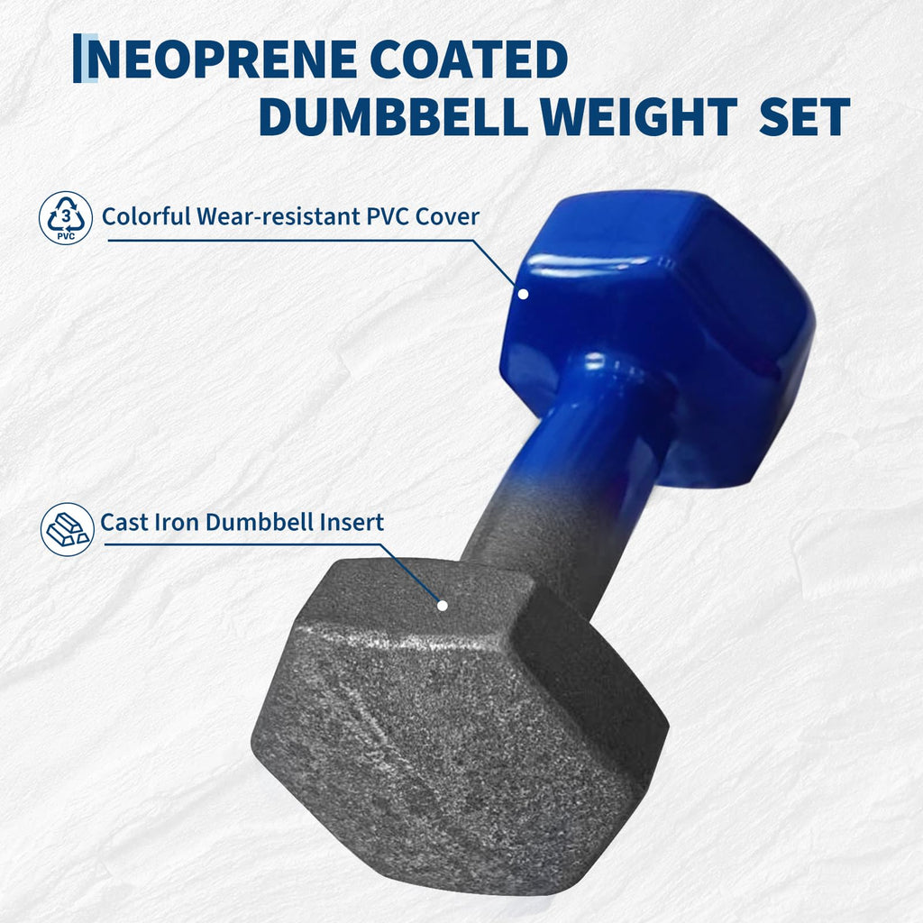 Neoprene Fixed Dumbbell Set E58743