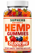 Sugar Free Vegan Hemp Gummies, 60 Count M4809