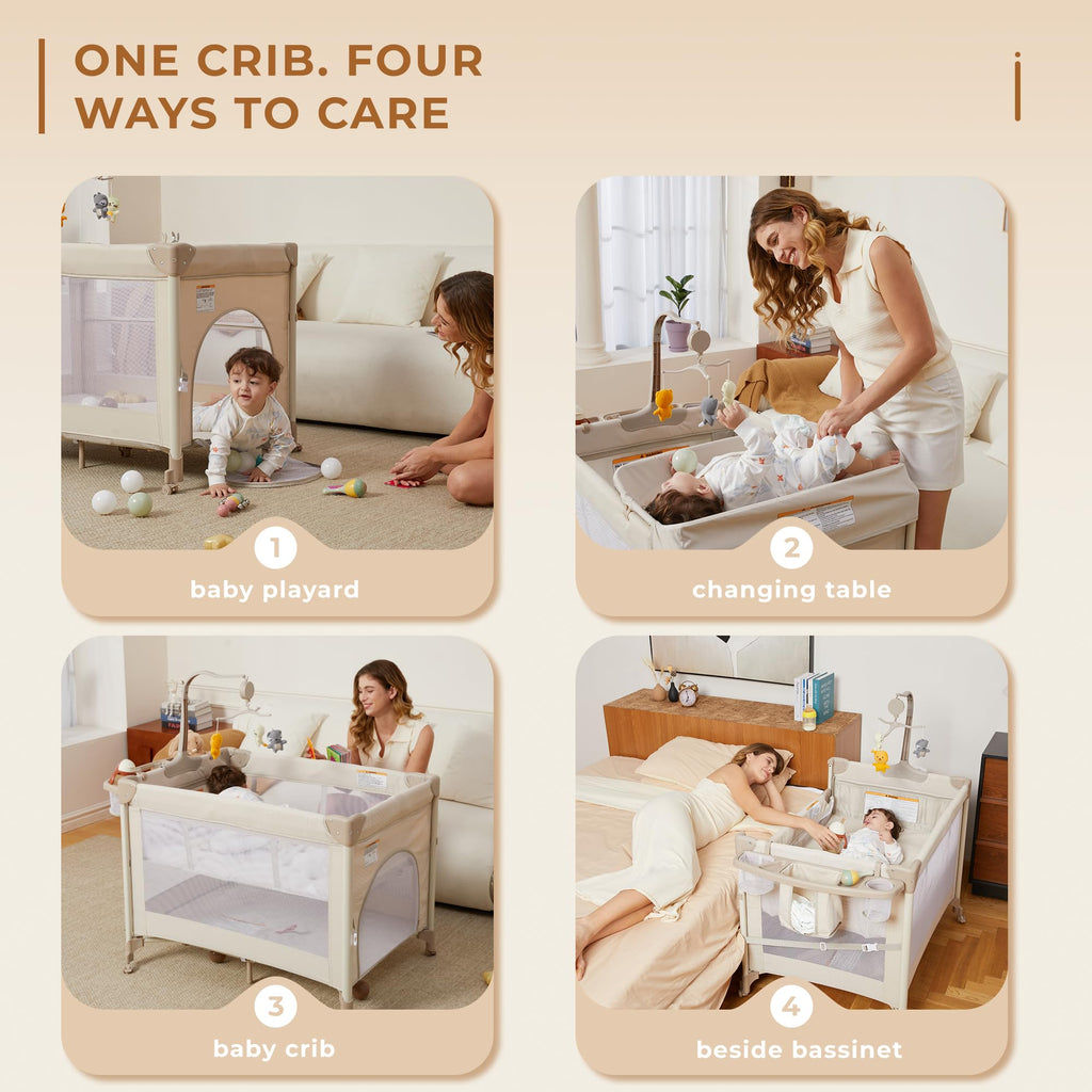 Pack and Play with Baby Bassinet V889918