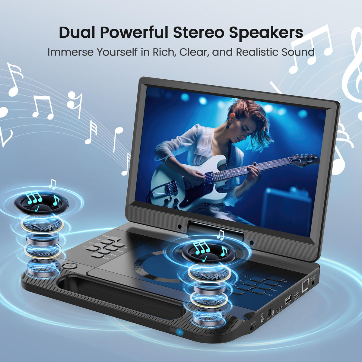 13.3” Portable Blu-ray Player T1595