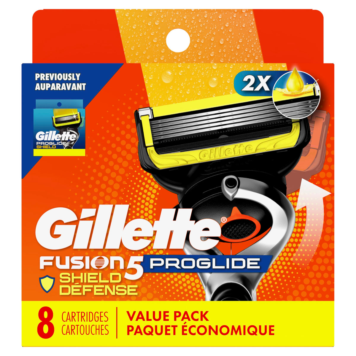 Men's Razor Blades, 8 Blade Refills J613181