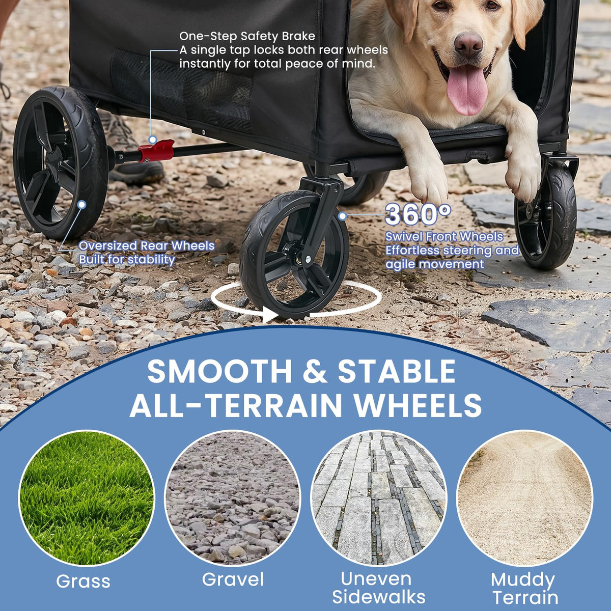 Large Foldable Dog Stroller M2390