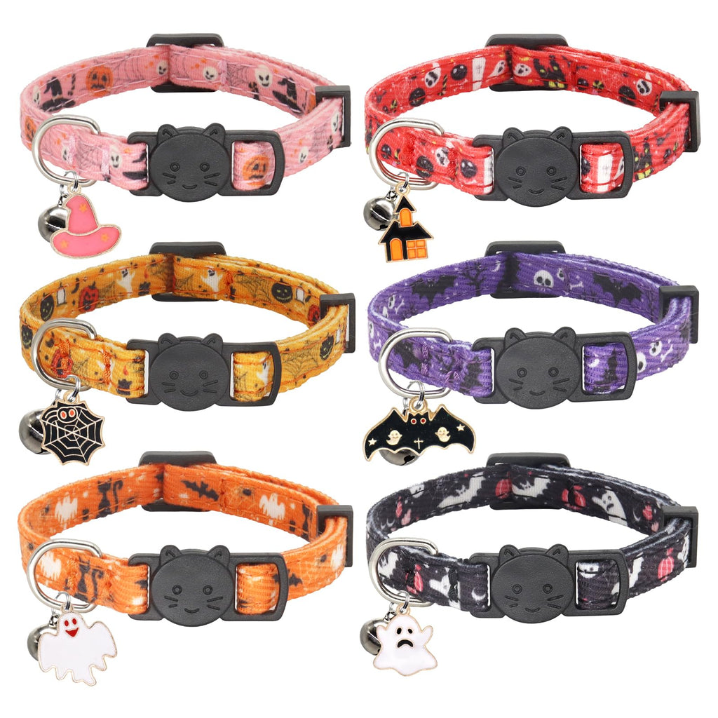 Cotton 2 Pack Cat Collar with Bells P89545