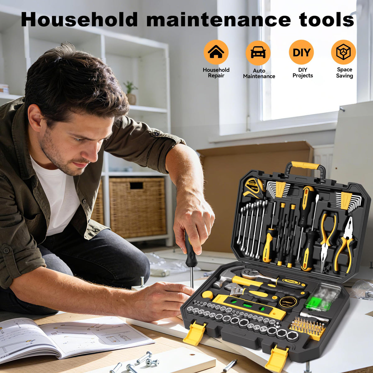 209 Piece Socket Wrench Tool Kit A228132