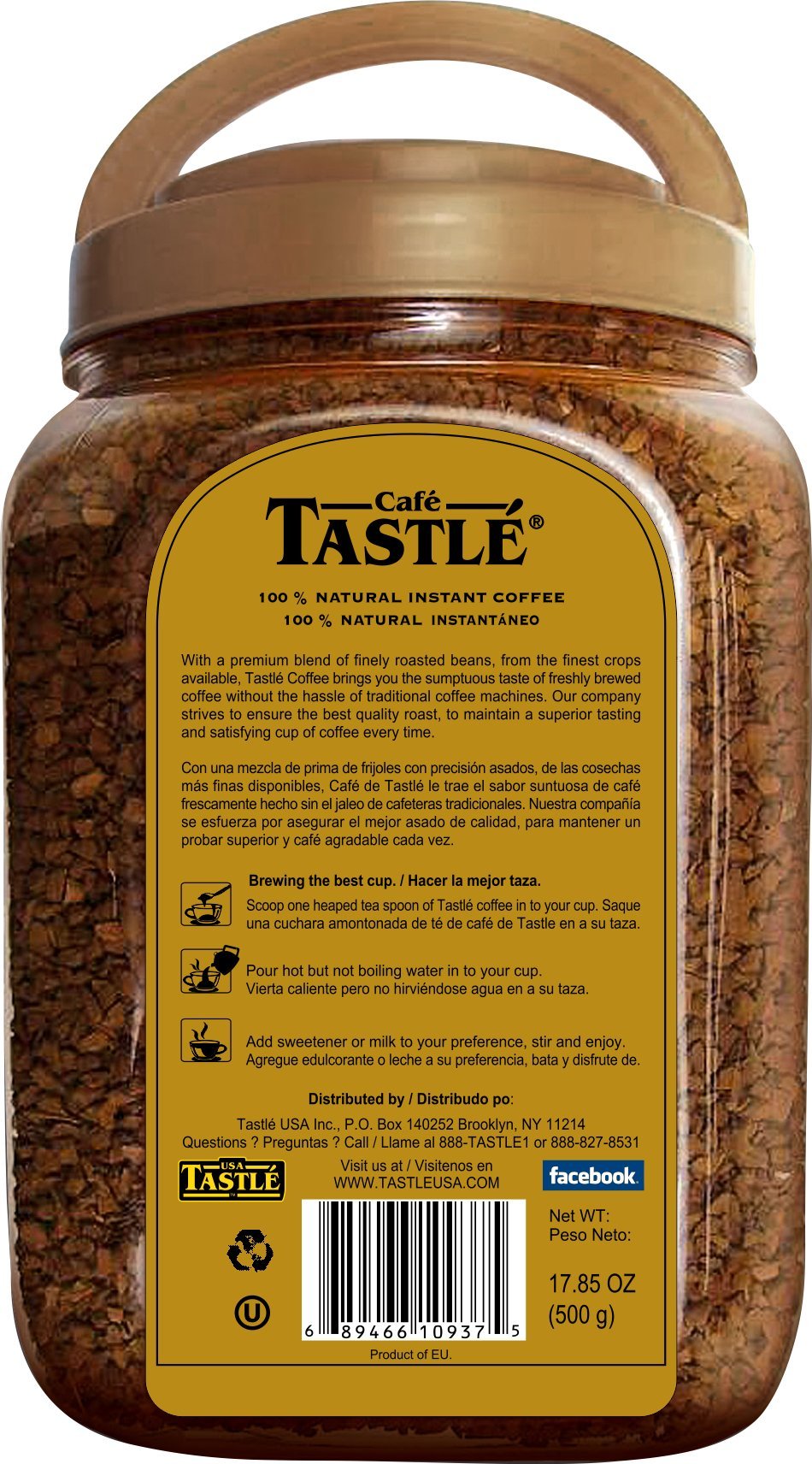 Gold Freeze Dried Instant Coffee 17.85 Ounce J507