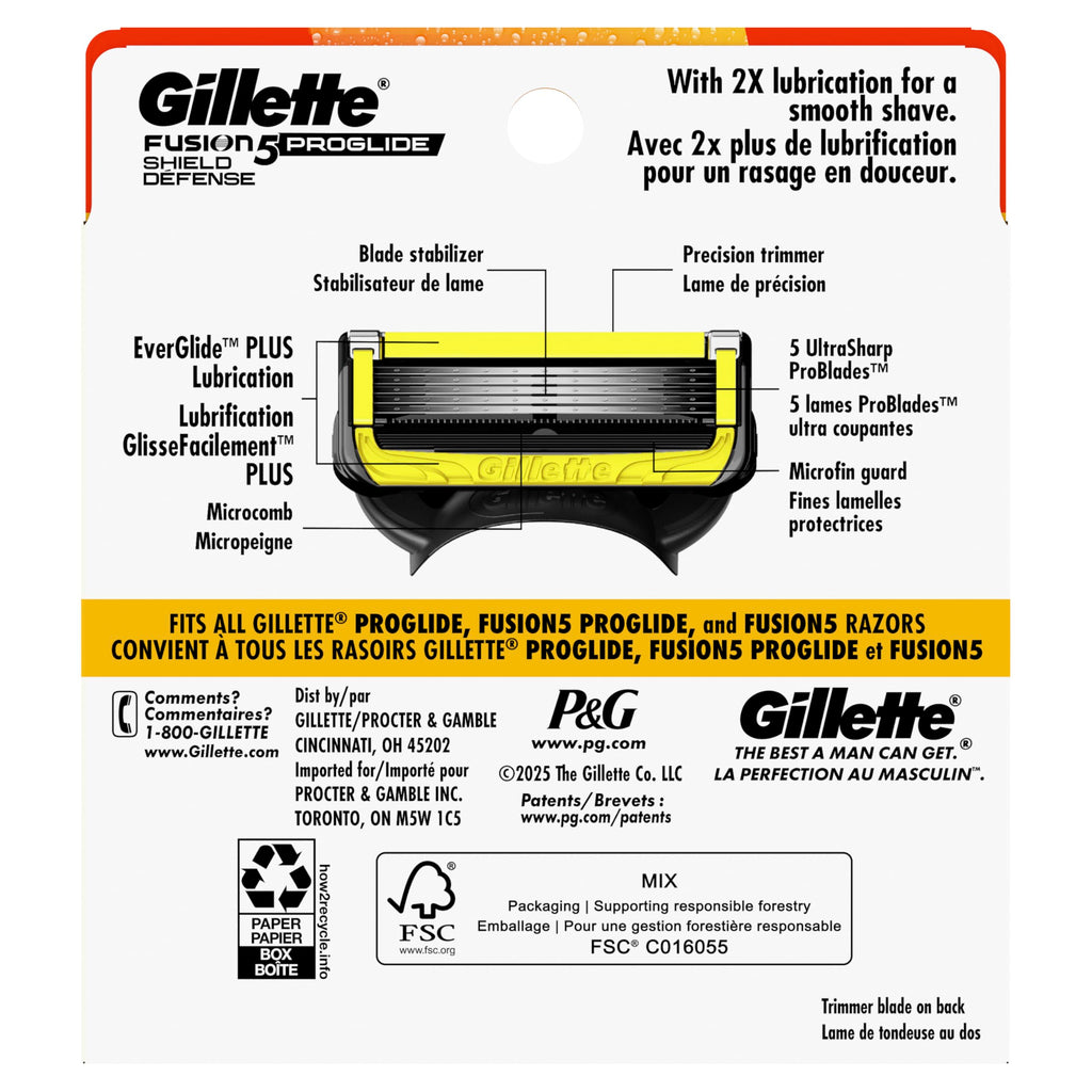 Men's Razor Blades, 8 Blade Refills J613181