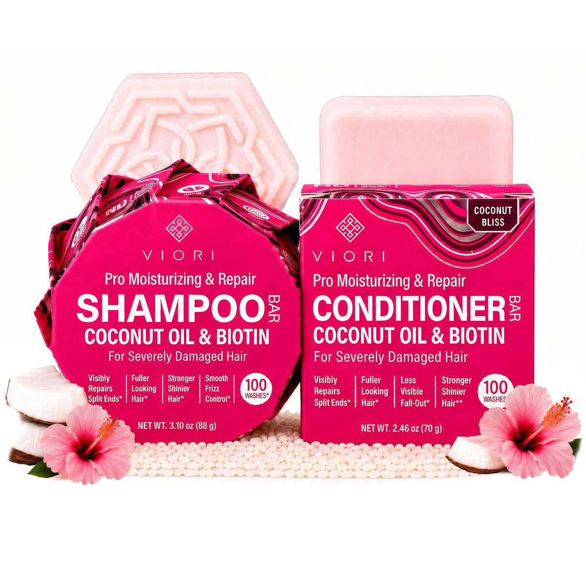 Coconut Repair Shampoo & Conditioner Set C50907