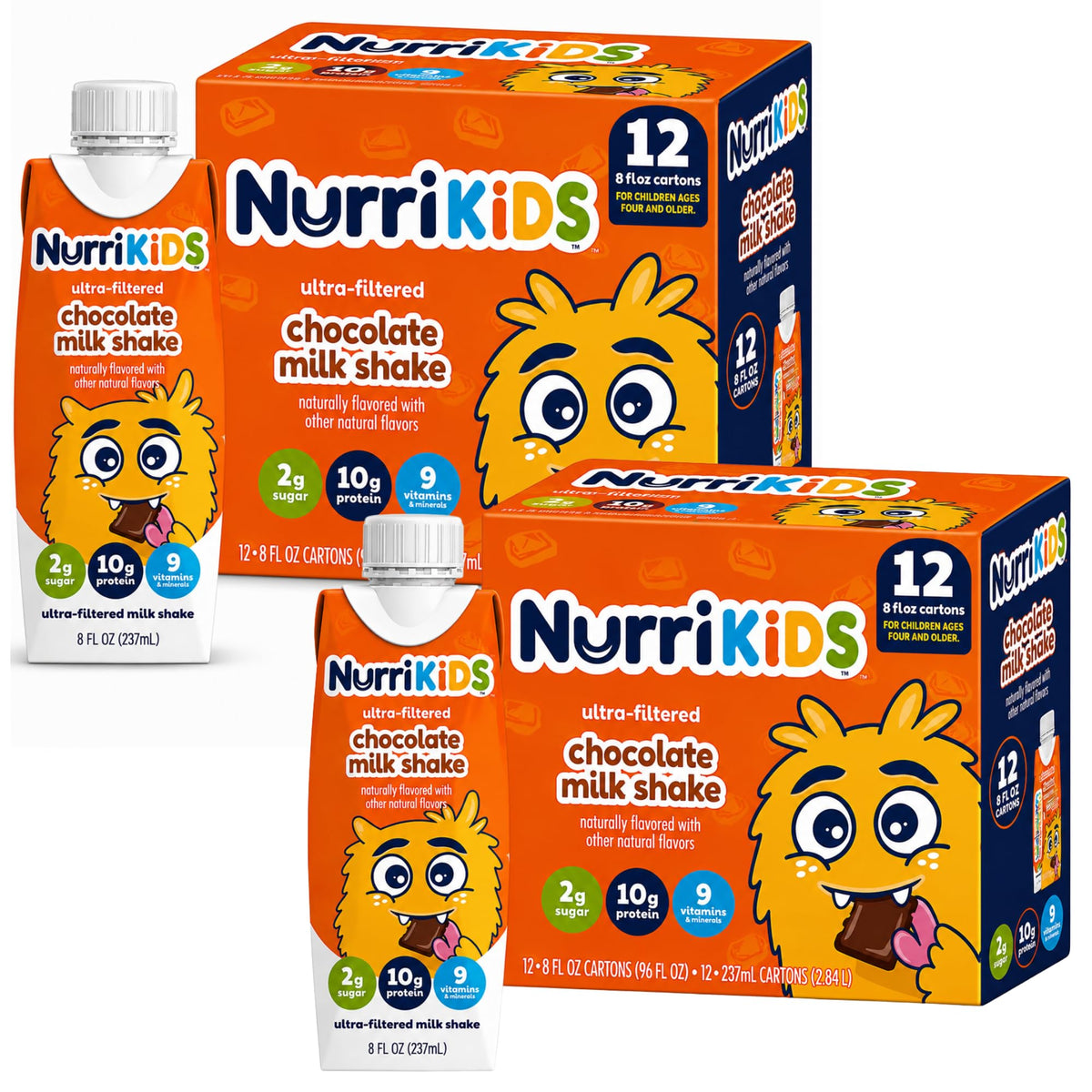 Chocolate Protein Milk Shake 8 fl oz Bottles 12 Pack P604259