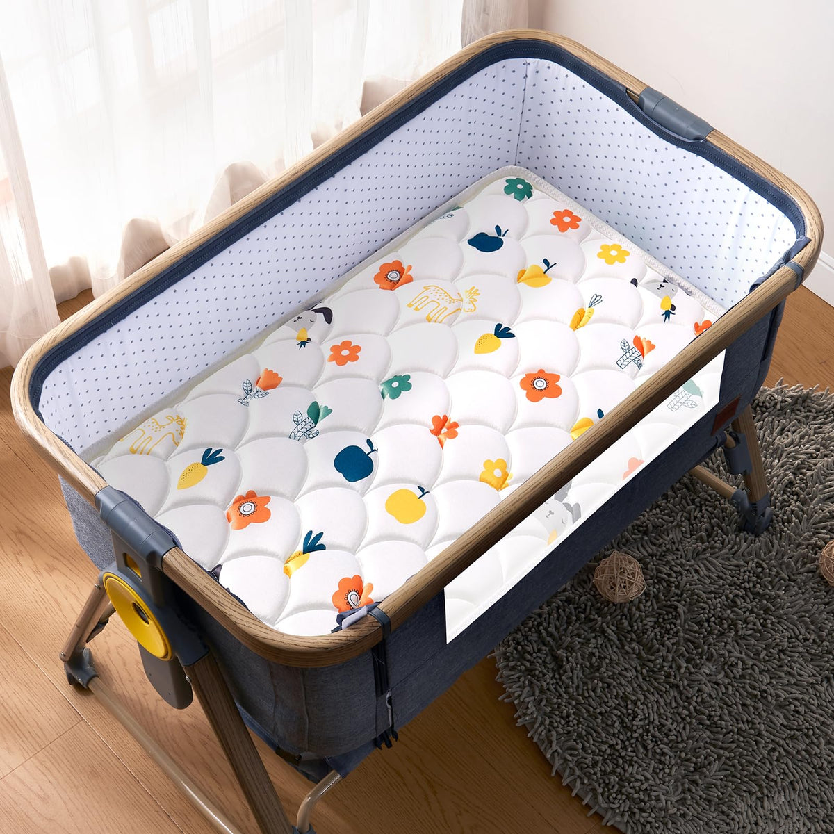 Baby Bassinet Mattress 33 x 19 inches Premium Foam V126389