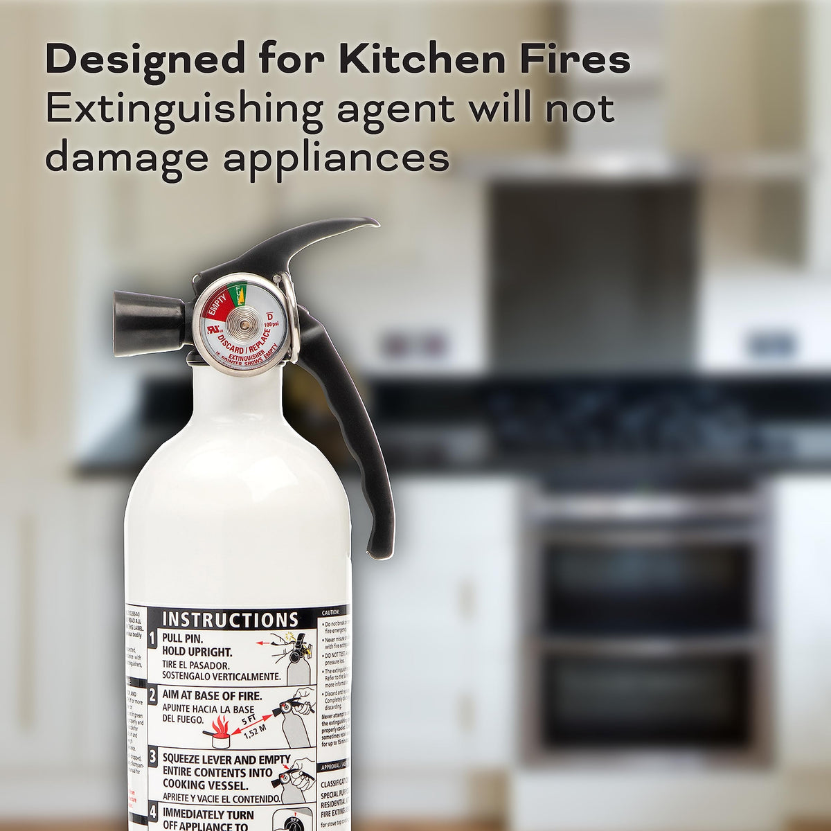 2 Pack Red Dry Chemical Fire Extinguisher with Mounting Bracket A158
