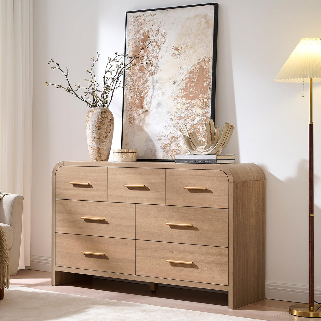 Curved 7 Drawer Dresser R6264
