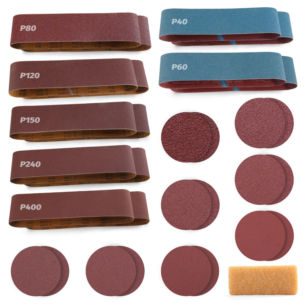 4x36 Inch Sanding Belts 31Pack L700