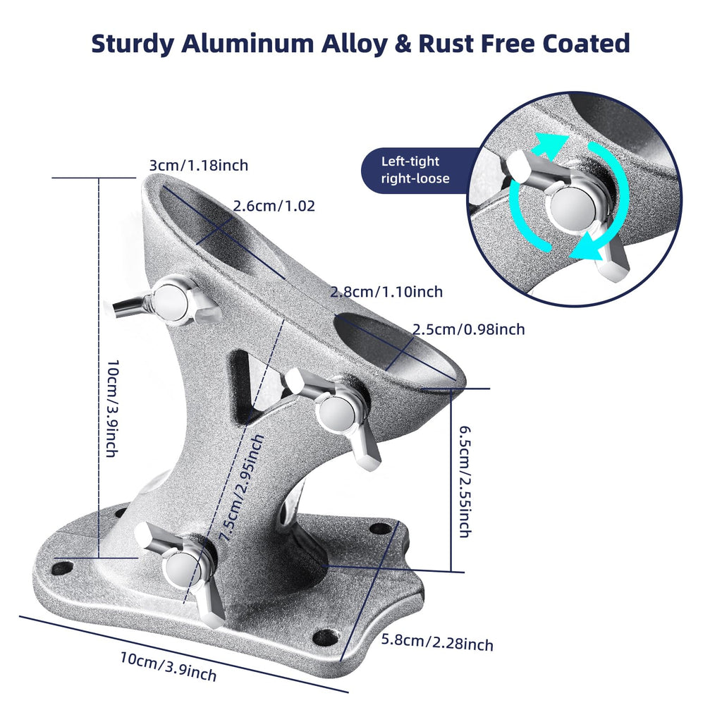 Heavy Duty Flag Pole Mounting Bracket L913