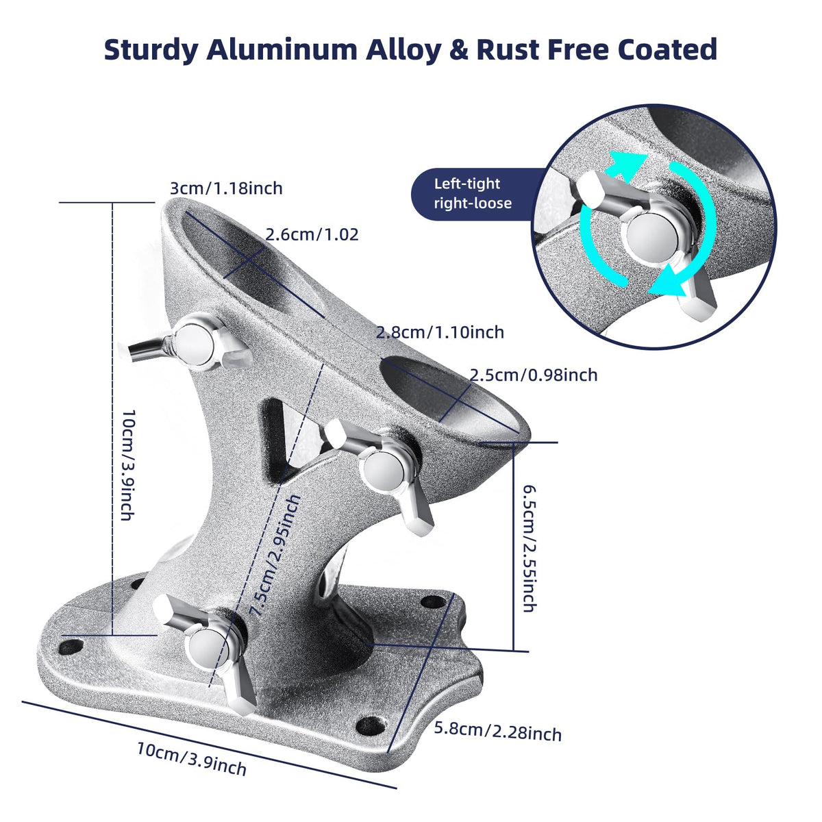 Heavy Duty Flag Pole Mounting Bracket L913
